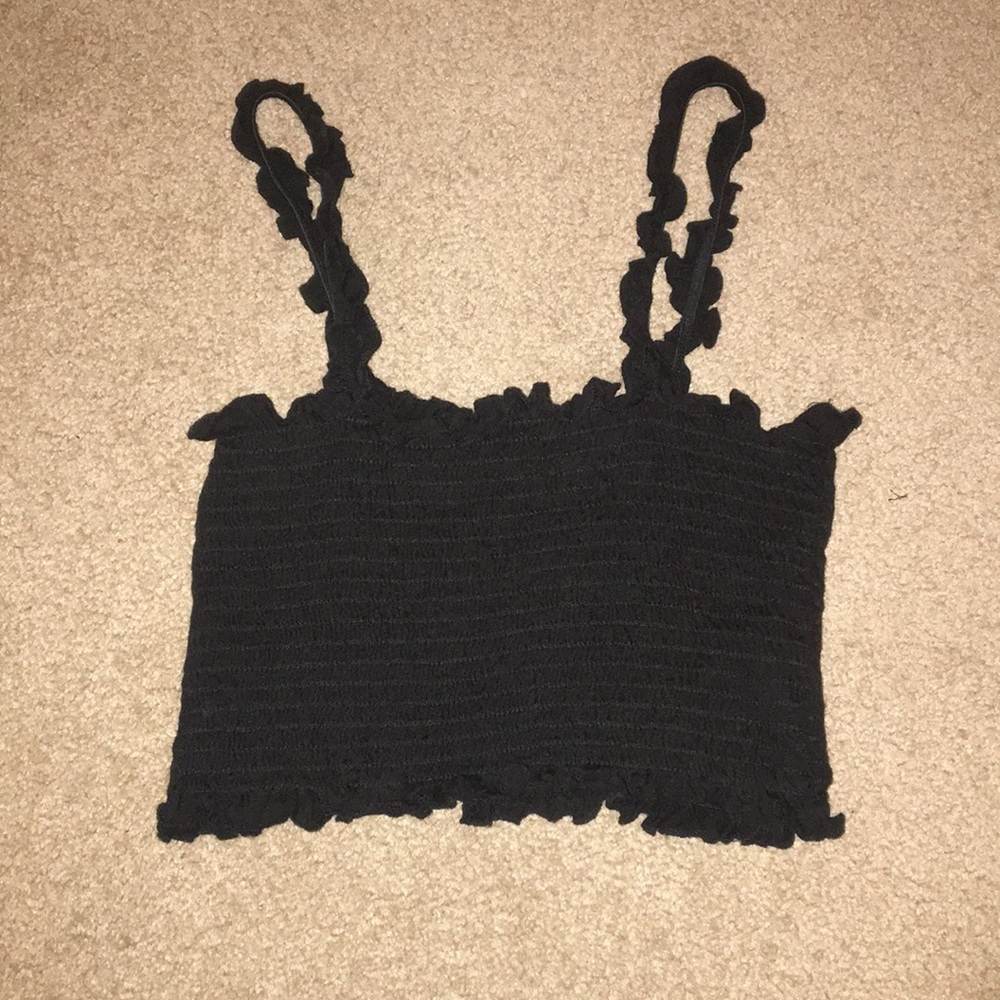 Cropped smock tank